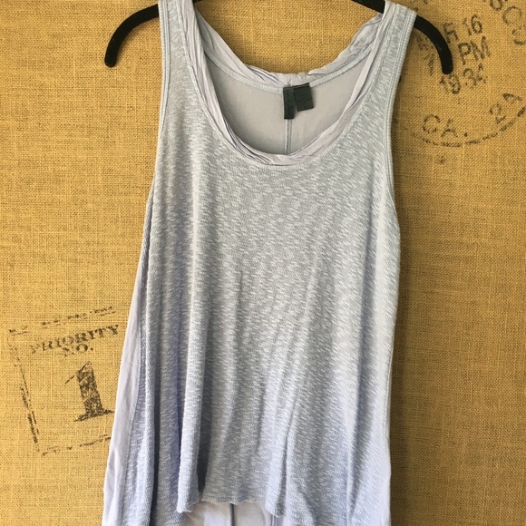 Anthropologie left of center long tank, lavender - Picture 1 of 3